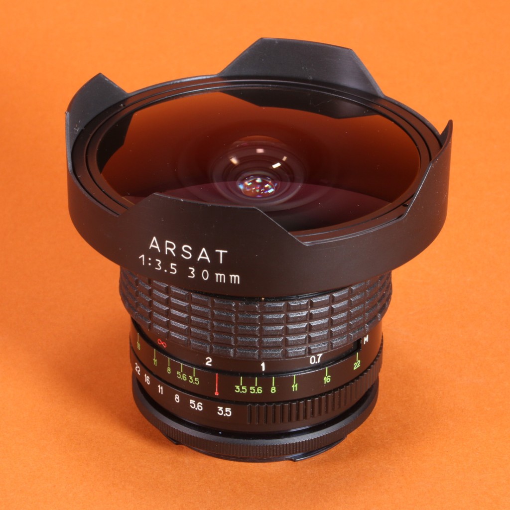 Arsenal 30mm f3.5 Arsat Lens for Kiev 60 - Medium Format Fisheye