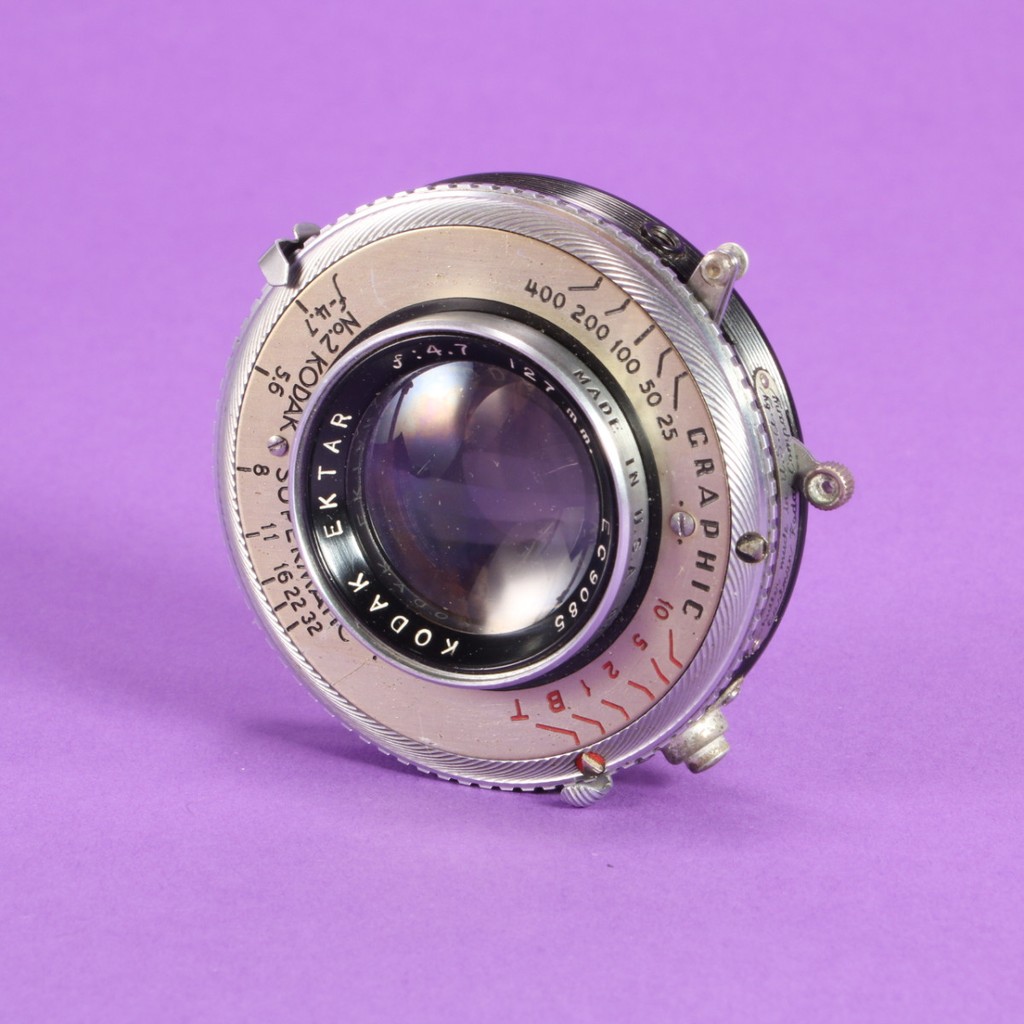TECHNIKA GRAPHICO 127mm f/4.7 レンズ Used Kodak 127mm f4.7 Ektar Lens - Classic Large Format Lens