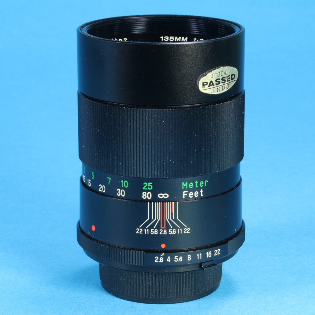 Vivitar 135mm f2.8 Auto Telephoto Lens for Minolta MC | Blue Moon