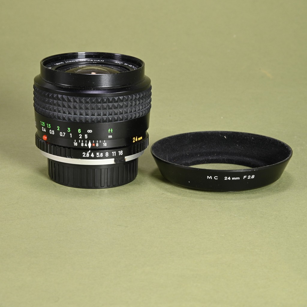 Minolta MC W.Rokkor-SI 24mm f/2.8 Wide-Angle Lens | Blue Moon Camera