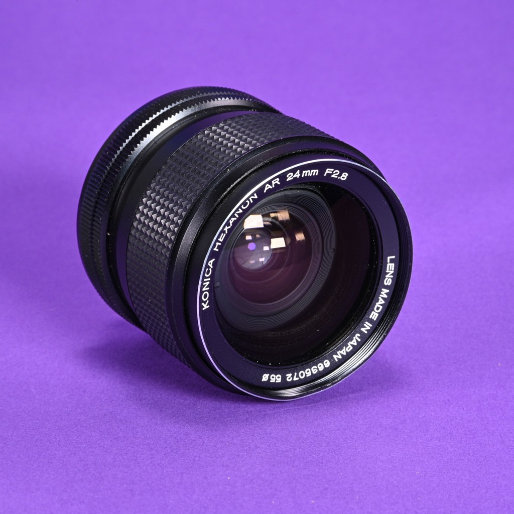 T*s様 KONICA HEXANON AR 24mm F2.8 広角単焦点レン Used Konica 24mm f2.8 Hexanon AR Lens: Compact Super Wide Angle