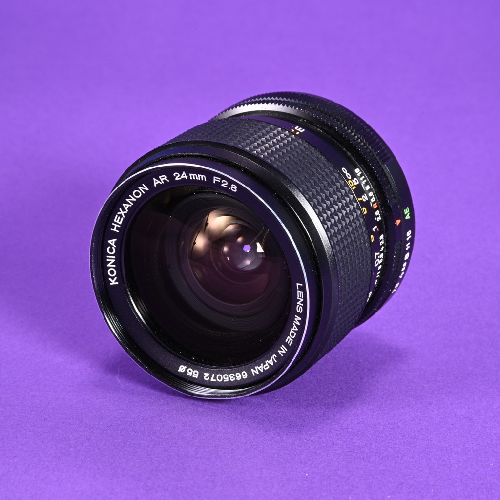 T*s様 KONICA HEXANON AR 24mm F2.8 広角単焦点レン Used Konica 24mm f2.8 Hexanon AR Lens: Compact Super Wide Angle