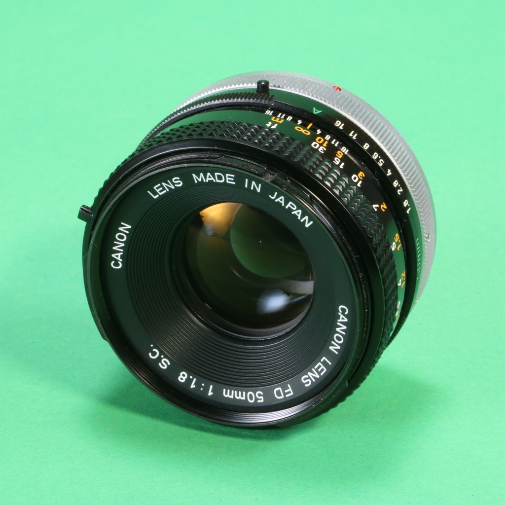 Canon 50mm f1.8 FD Lens for Manual Focus 35mm SLRs | Blue Moon Camera