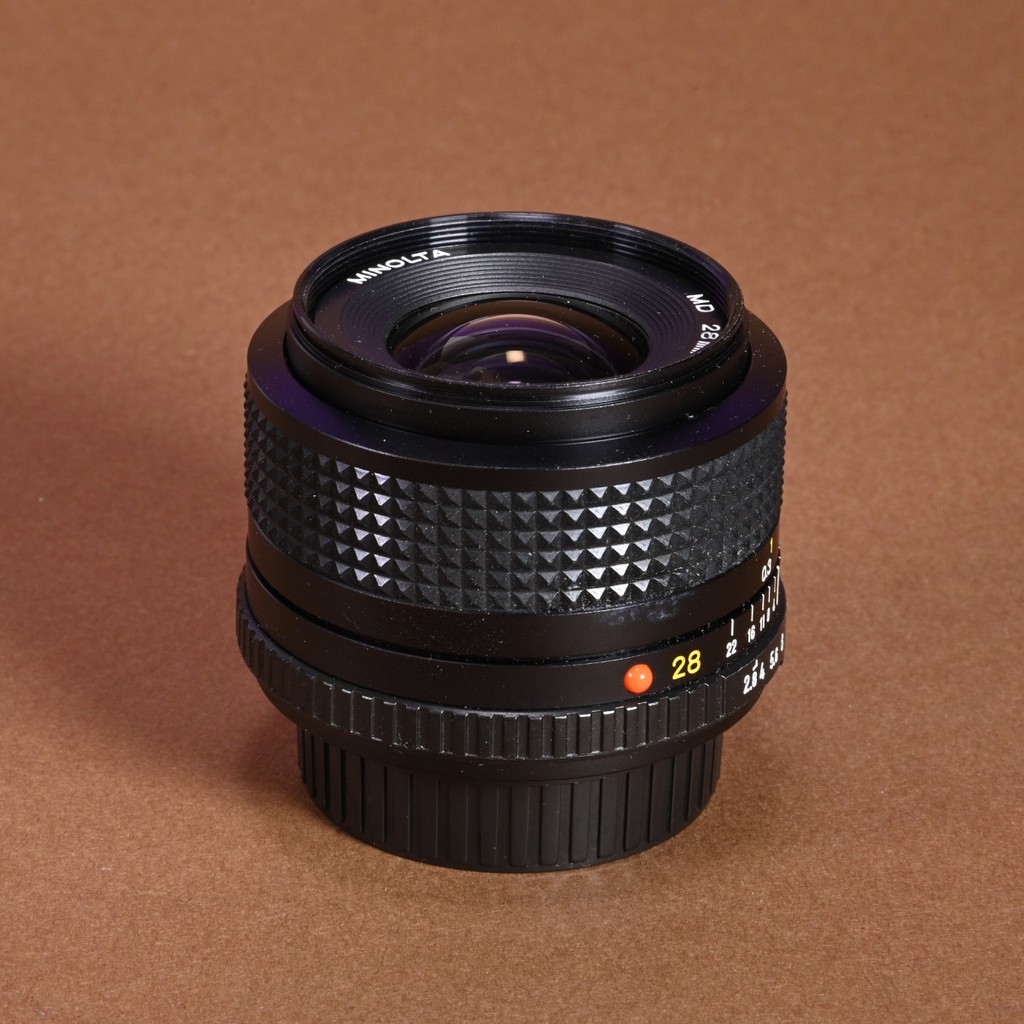 Minolta 28mm f/2.8 MD Mount Wide-Angle Lens | Blue Moon Camera