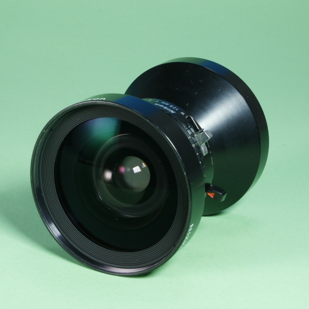 Nikon NIKKOR SW 120mm F8 大判レンズ 4×5ボード付 Nikon 120mm f8 Nikkor-SW Large Format Lens | Blue Moon Camera