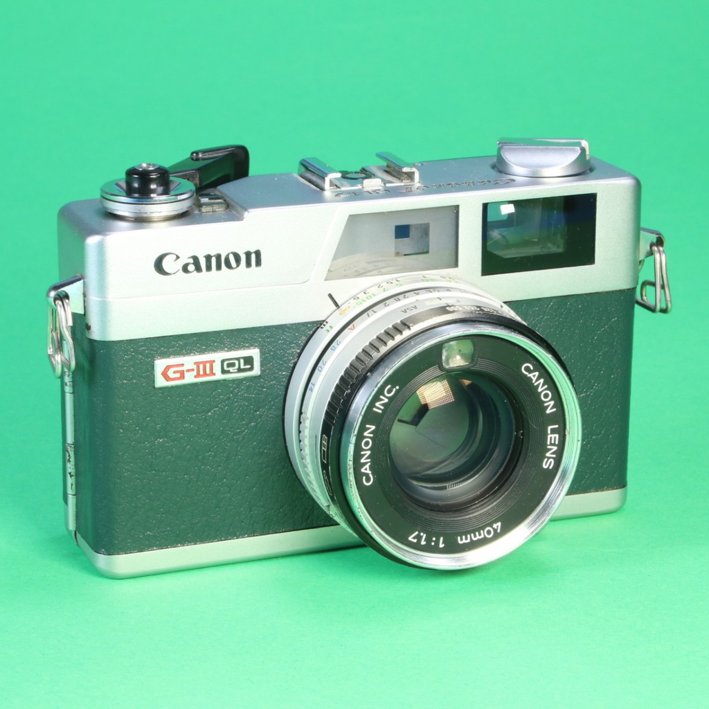 Canon Canonet QL17 G-III Camera - Refurbished (Reskinned in Green