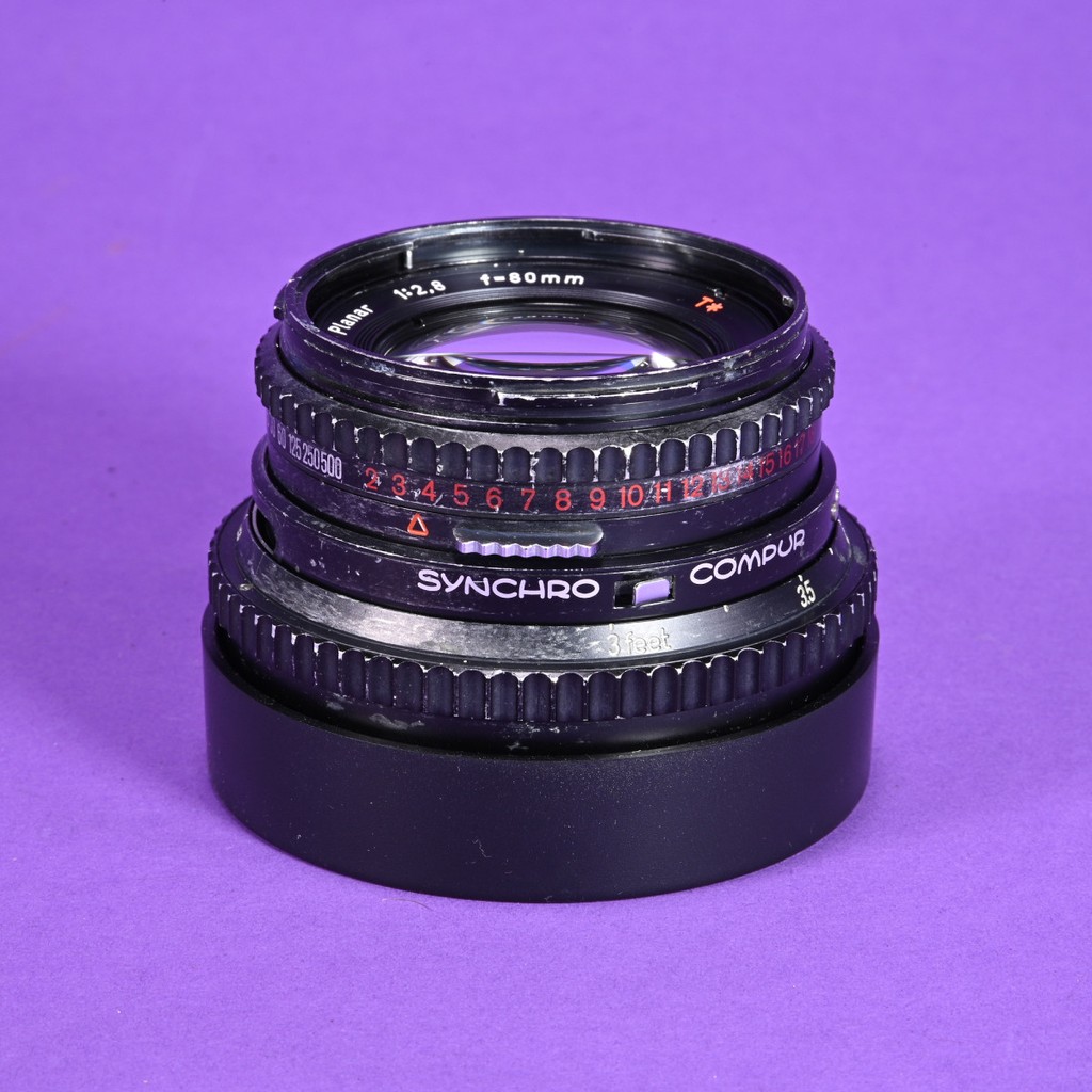 Used Carl Zeiss 80mm f2.8 Planar T* C Lens for Hasselblad V | Blue
