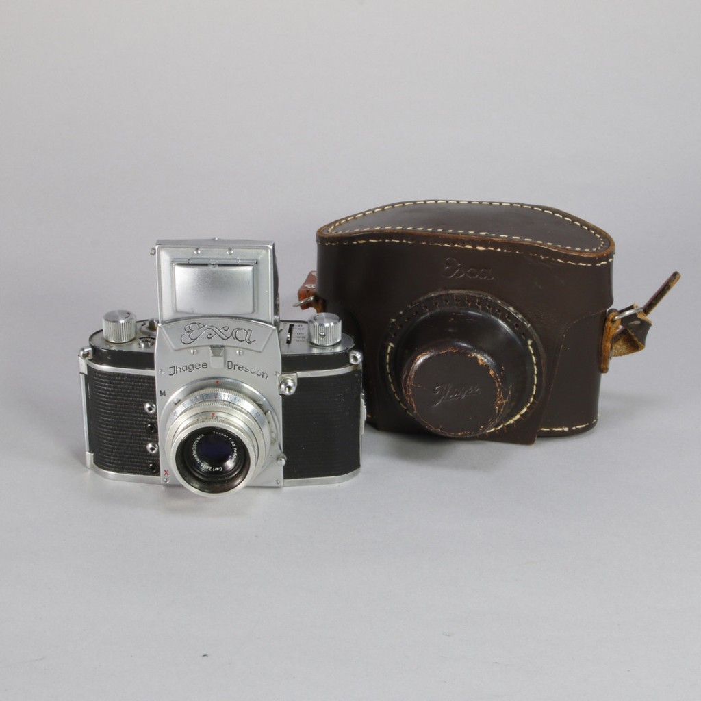 Ihagee Exa (Type 1.3) Camera with 50mm f3.5 Tessar Lens | Blue