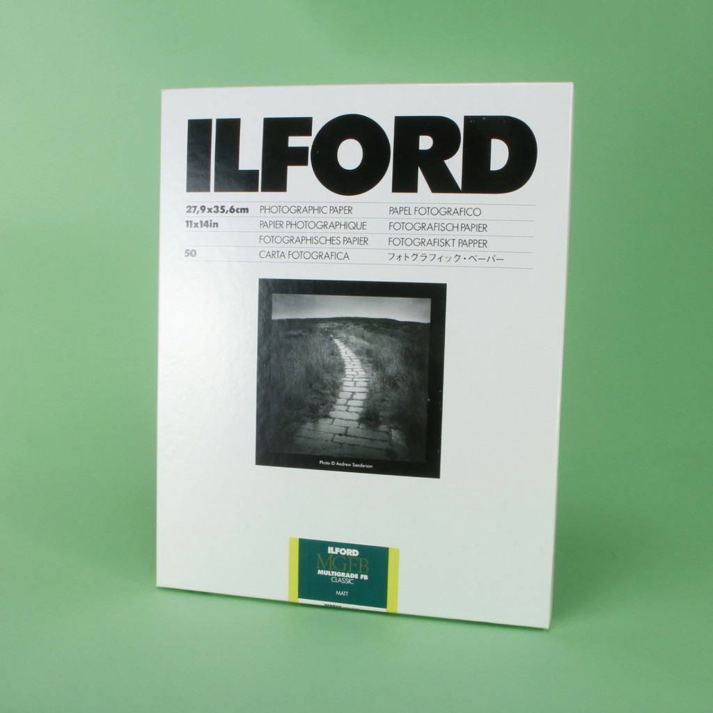 ILFORD　フォトグラフィックペーパー Ilford MGFB Multigrade FB Classic Matt 11x14 Paper - 50 sheets