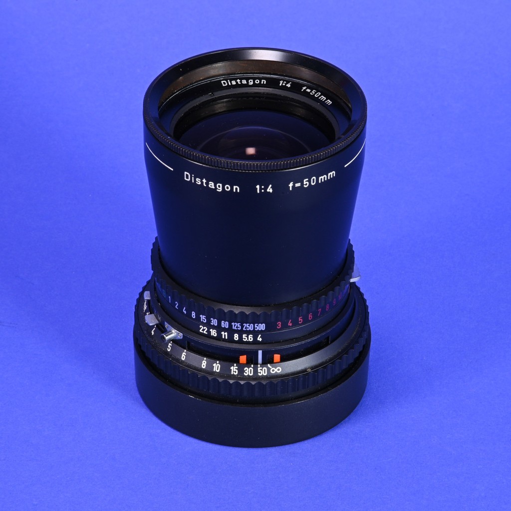 Carl Zeiss 50mm f/4 Distagon T* C Lens for Hasselblad V | Blue
