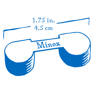 Minox film, also known as Spy Film, is a type of subminiature cassette film that comes in a small plastic box called a coffin. Please be sure to store your exposed Minox film inside of the coffin, as the cassettes themselves aren't the most light tight.