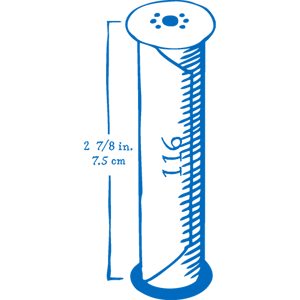 116 and 616 film is an uncommon roll film that is just slightly larger than 120 film. This film is rolled around a spool - be sure to keep your roll wound tight to prevent light leaks!