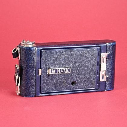 Voigtlander Perkeo I Camera - Medium Format Folding Camera | Blue