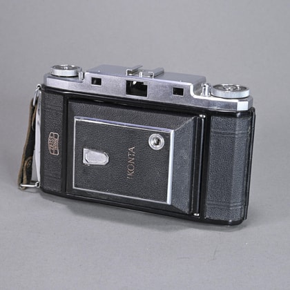 Voigtlander Perkeo I Camera - Medium Format Folding Camera | Blue