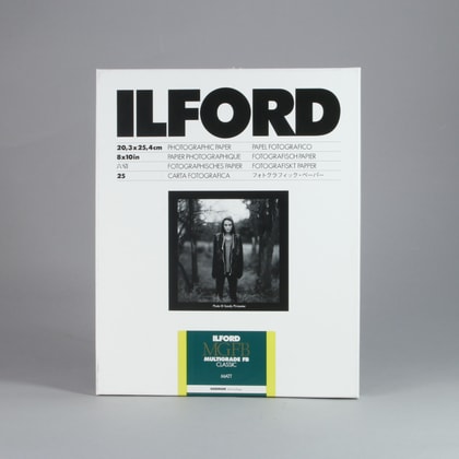Ilford Harman Direct Positive Paper Fiber Glossy - 25 Sheets of