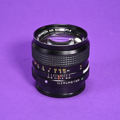 Konica 50mm f1.8 Hexanon AR Lens for 35mm Konica Autoreflex SLR