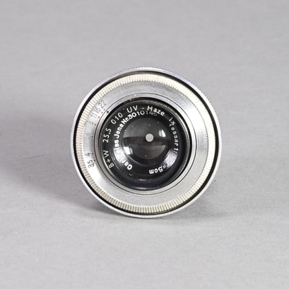 Carl Zeiss Jena 2.8cm f8 Tessar Lens for Contax Rangefinder | Blue