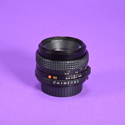 Minolta 50mm f1.7 Lens for MD | Blue Moon Camera