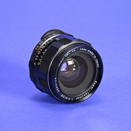 Used Sankyo Koki 35mm f2.5 W-Komura Lens for M42 Mount | Blue Moon
