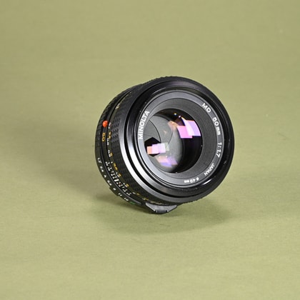 Minolta 50mm f1.7 Rokkor MD Lens | Blue Moon Camera