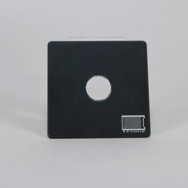K.B. Canham 110mm x 110mm Lens Board - Compur No. 00