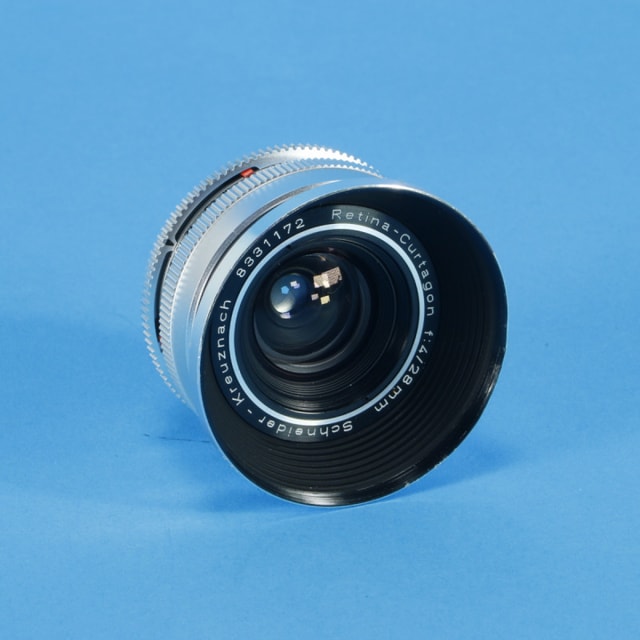 Schneider-Kreuznach 28mm f4 Retina-Curtagon Lens For Kodak Retina Reflex