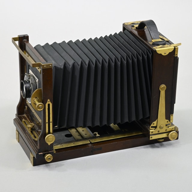 Agfa Ansco Universal View Camera with 16.5cm f4.5 Anastigmat "Skopar" lens and 4x5 Back