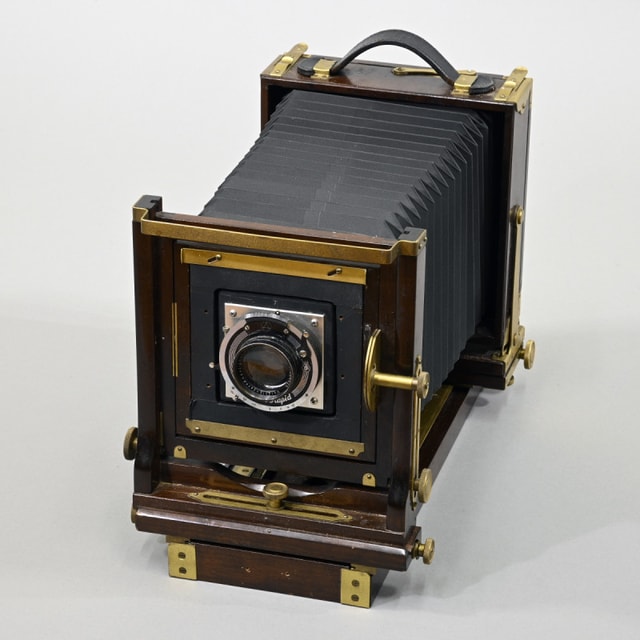Agfa Ansco Universal View Camera with 16.5cm f4.5 Anastigmat "Skopar" lens and 4x5 Back