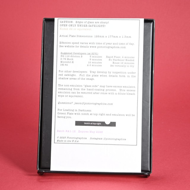 J. Lane Dry Plate 5x7 - Box of 10 Plates
