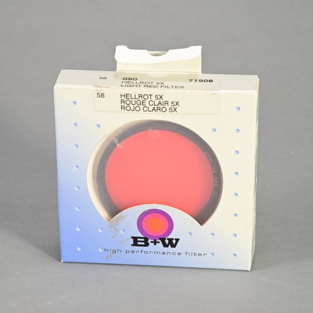 B+W 090 5x Red Filter - 58mm