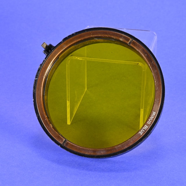 Yellow (Minus Blue) Filter for Kodak 178mm f2.5 Aero Ektar Lens