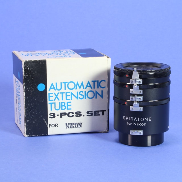 Spiratone Automatic Extension Tube Set for Nikon Non-AI