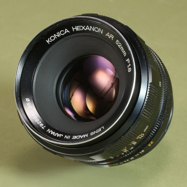 Konica 52mm f1.8 Hexanon AR Lens for Konica AR