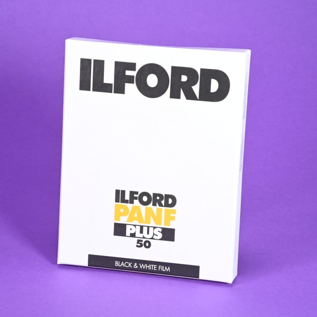 Ilford Pan F+ 4x5 Film - 25 Sheets