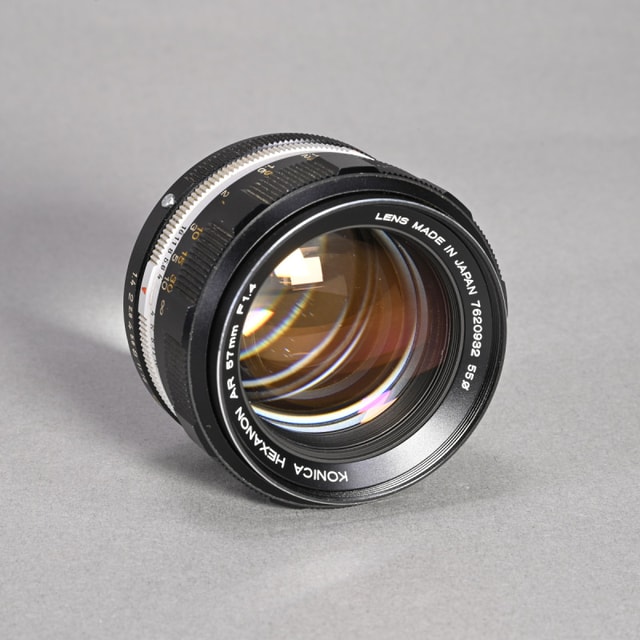 Konica 57mm f1.4 Hexanon AR Lens