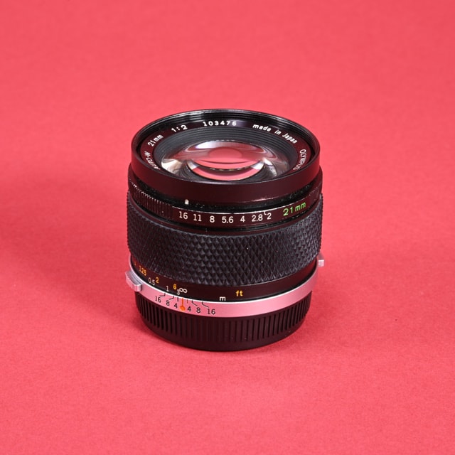 Olympus 21mm f2 Zuiko Auto-W Lens for Olympus OM