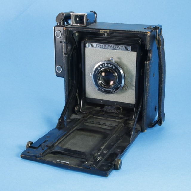 Graflex Anniversary Speed Graphic 4x5 Camera with 135mm f4.7 Graflex Optar Lens