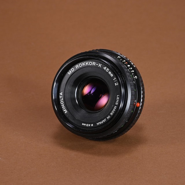 Minolta 45mm f2 Rokkor-X Lens for MD