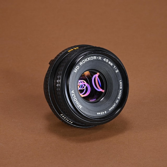 Minolta 45mm f2 Rokkor-X Lens for MD