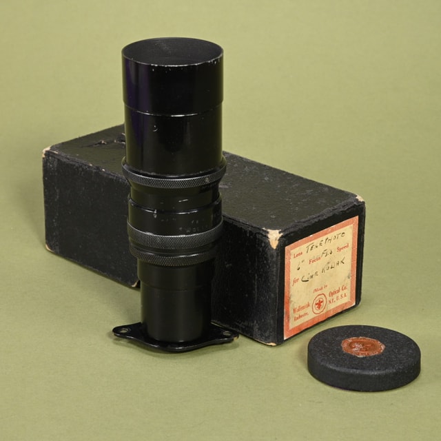 Wollensak-Rochester 6" f4.5 Telephoto Lens for Cine-Kodak Model B
