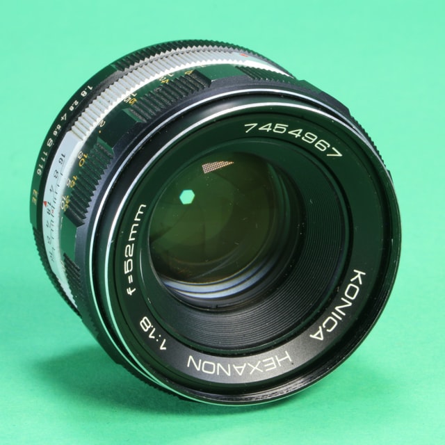 Konica 52mm  f1.8 Hexanon Lens for Konica AR