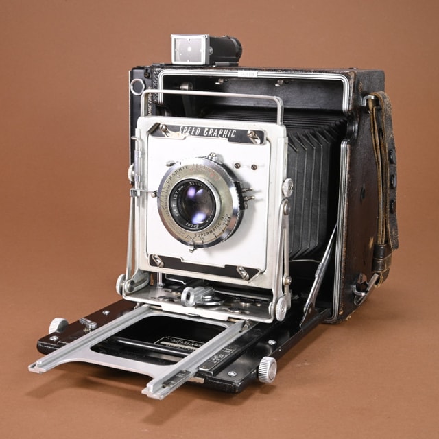 Graflex Speed Graphic Camera with Kodak 127mm f4.7 Ektar Lens