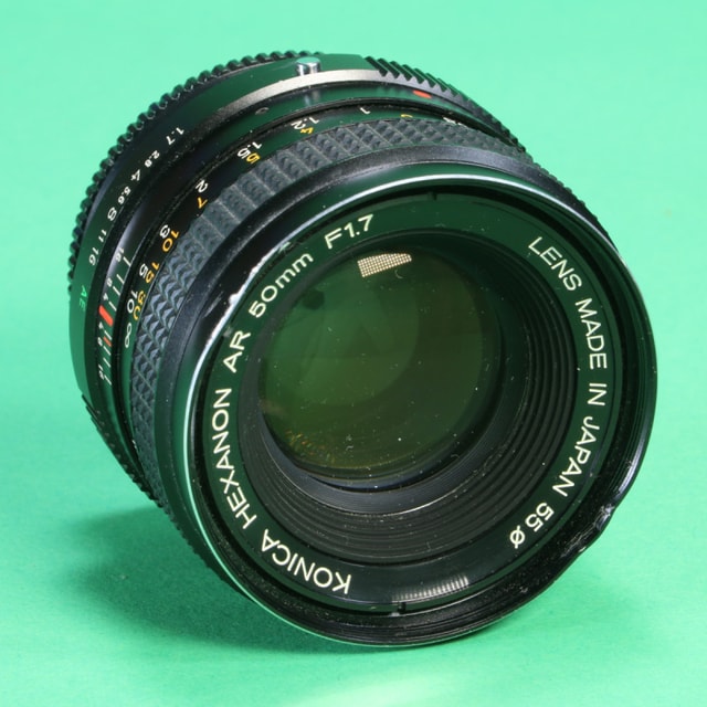 Konica 50mm f1.7 Hexanon AR Lens