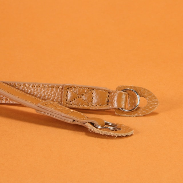 Ogden Banks Leather Neck Strap with Pad - Light Brown