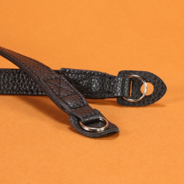 Ogden Banks Leather Neck Strap with Pad - Black