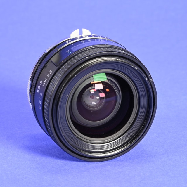 Tamron 24mm f2.5 Adaptall Lens with Nikon AI Adapter