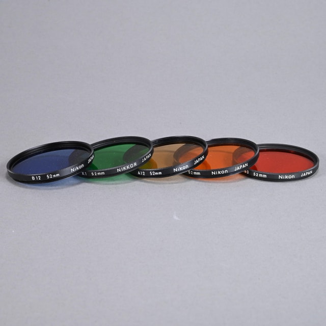 Set of Five Nikon Filters - 52mm