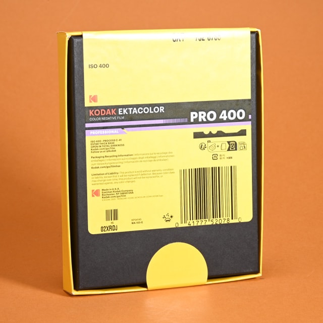 Kodak Ektacolor Pro 400 4x5 Film - 10 Sheets