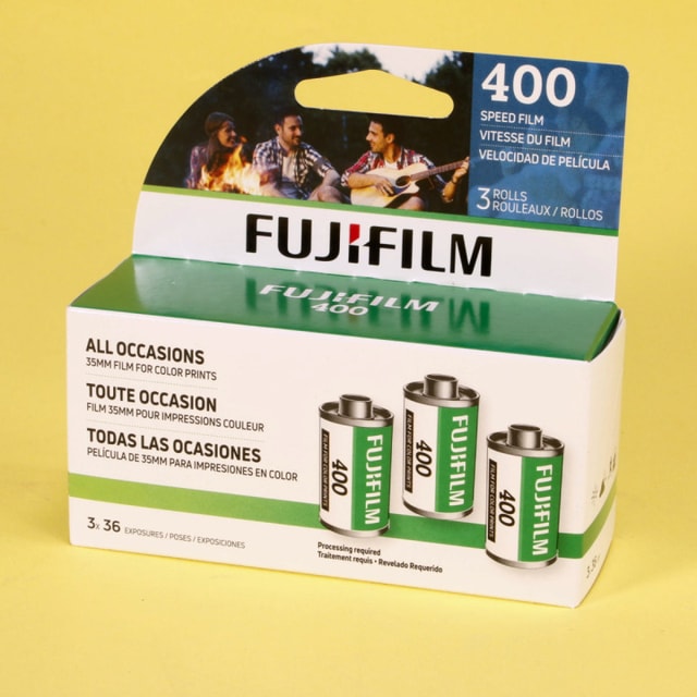 Fujifilm 400 35mm Film - 36 Exposures - Three Pack