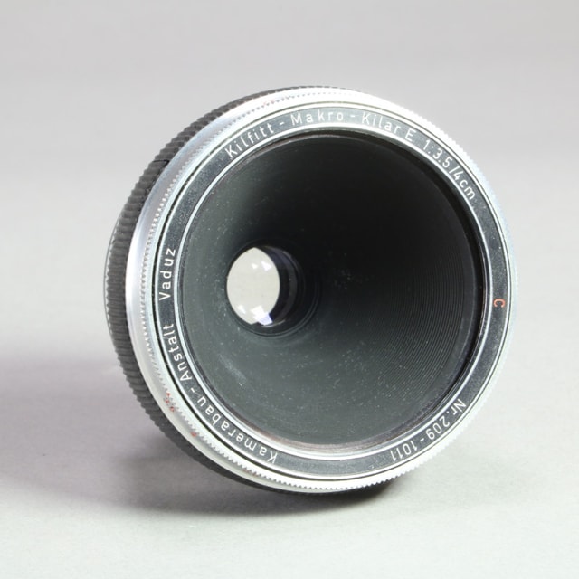 Kamerabau-Anstalt-Vaduz 4cm f3.5 Kilfitt-Makro-Kilar E Lens for Exakta